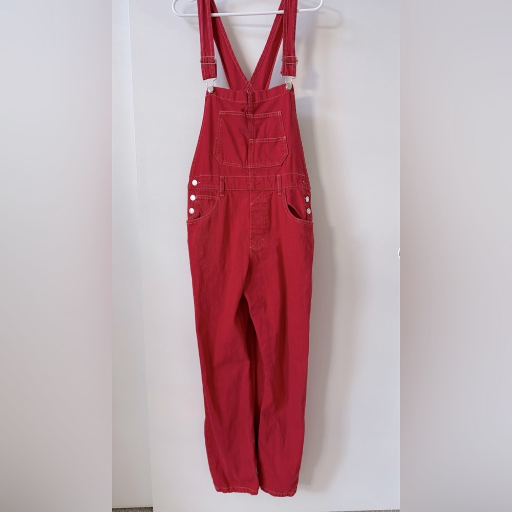 Free People We The Free Ziggy Denim Overalls in Heart Eyes - Picture 5 of 14